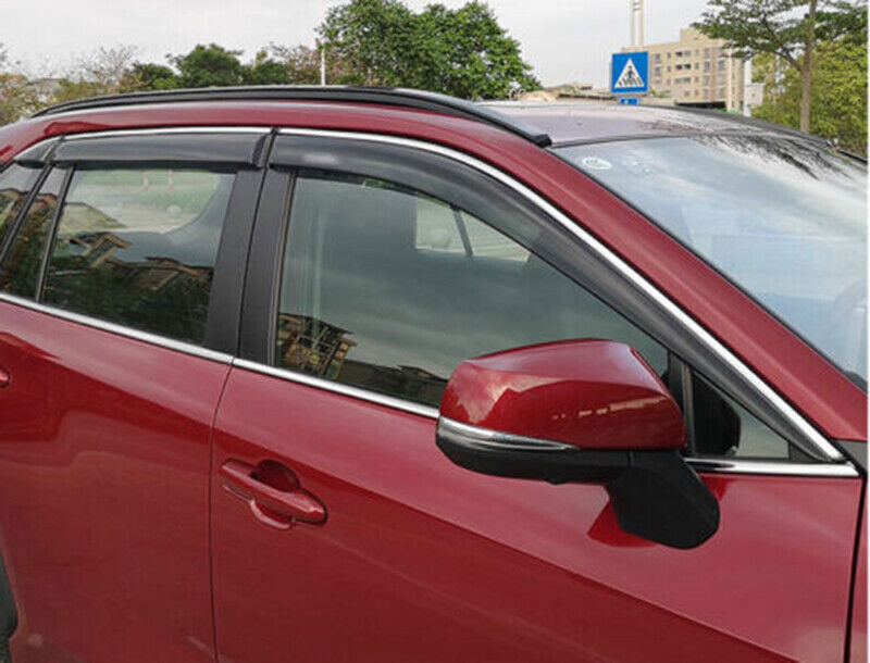 6pcs for Toyota RAV4 2019-2024 Window Wind Visors Sun Rain Guard Vent Deflectors