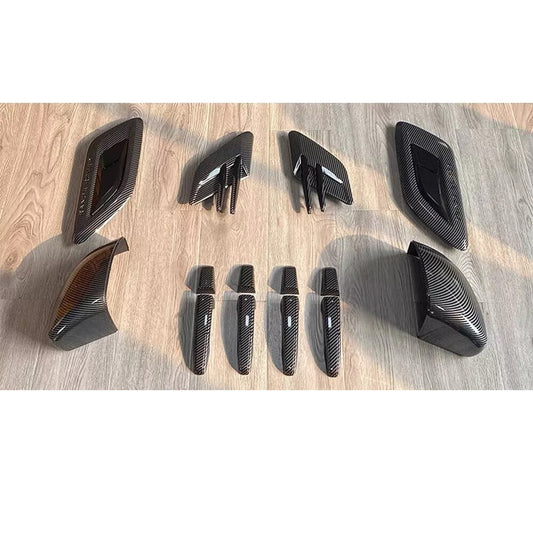 Carbon Fiber Style Front Vent Body Kits Trim Fit for Range Rover Sport 2018-2022