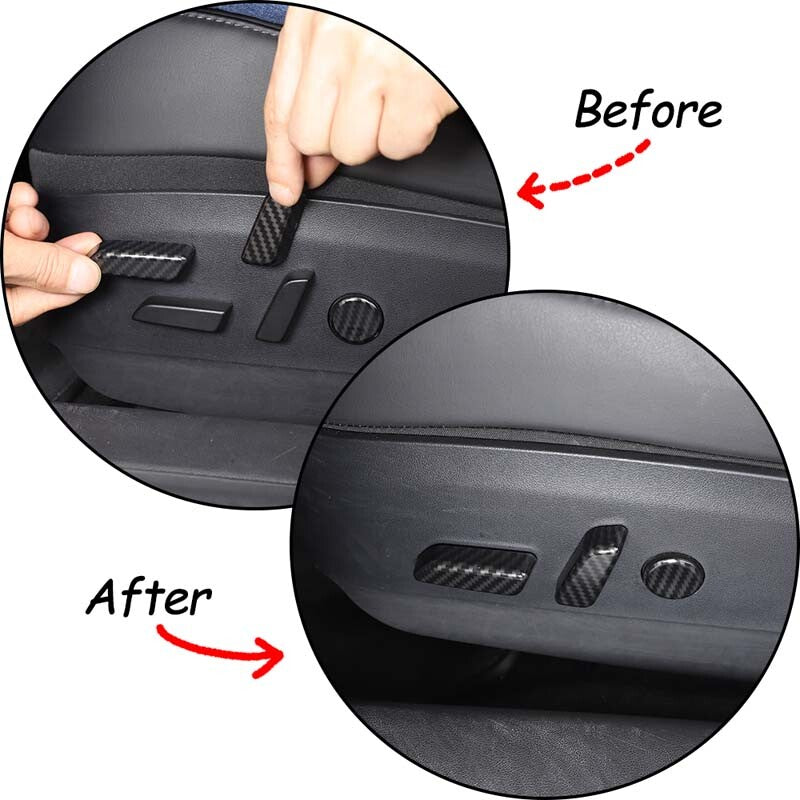 4-Piece Mount Red AC Finger Ring Trim for Range Rover Sport 2014-2017 US- v