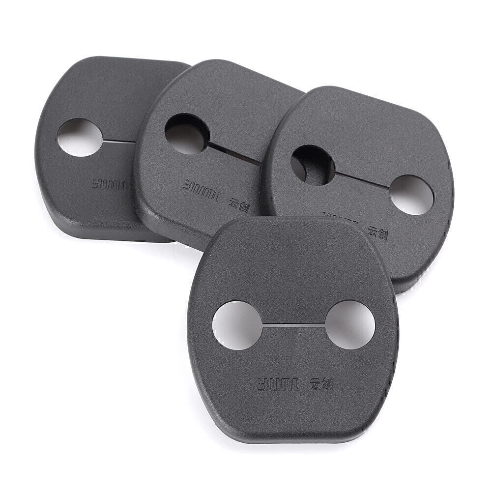 Door lock Cover Pad Guard Protector Black for Nissan Qashqai 2008-2011 Car Auto Q
