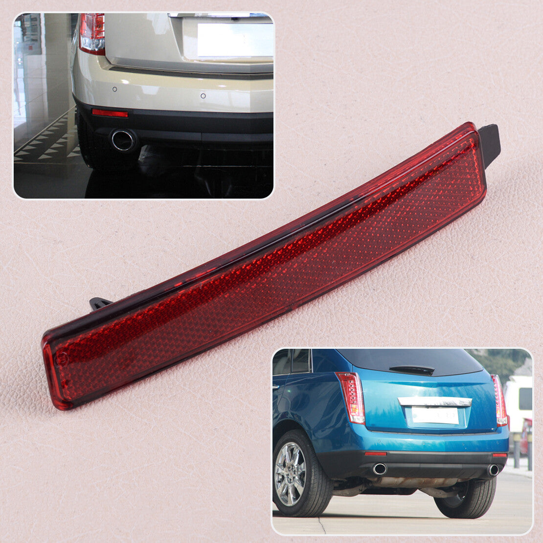 Bumper Reflector Rear Left Fit for for Cadillac SRX for Traverse 25881881 v