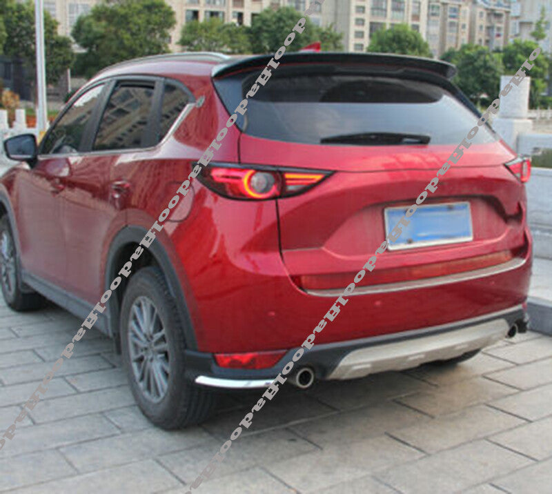 for Mazda CX-5 2017-2021 Black Rear Bumper Lip Chin Spoiler Splitter Guard cover