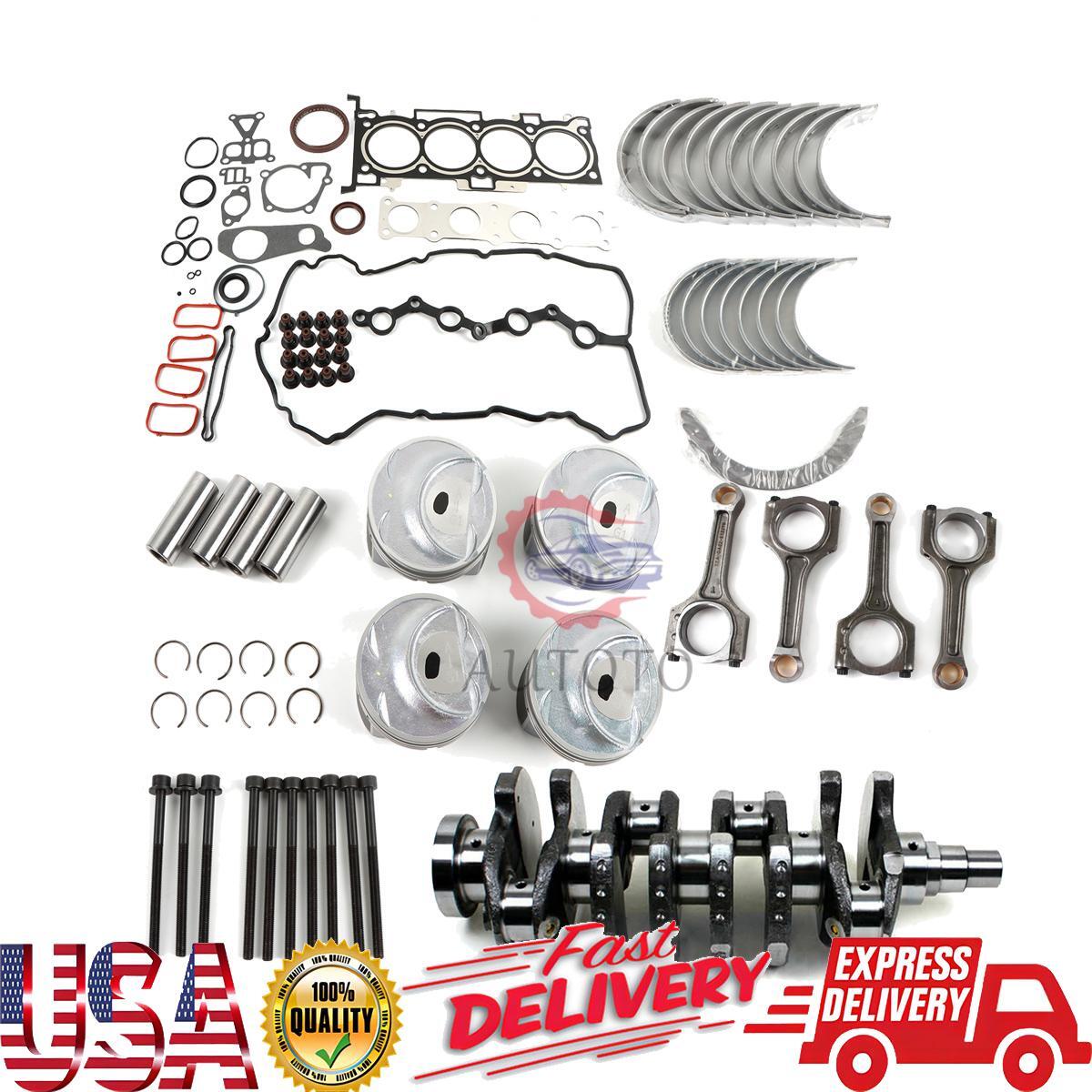 G4KH Engine Overhaul Rebuilding Kit Pistons Rings Head Bolts Bearing for Hyundai