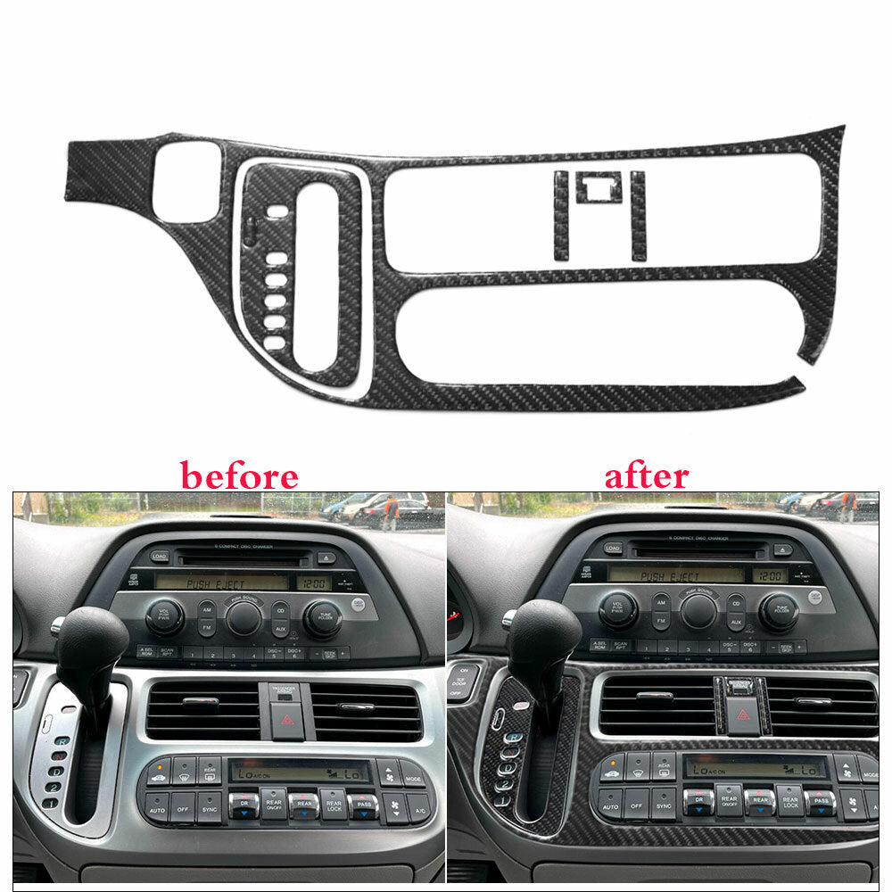 Carbon Fiber Steering Wheel Buttons Trim for Subaru Forester 2009-2013 Type B v