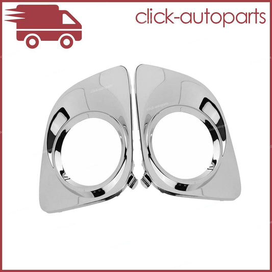 Front RHLH Chrome Fog Light Trim Cover For 2009 2010 2011 12 for Toyota Venza Base