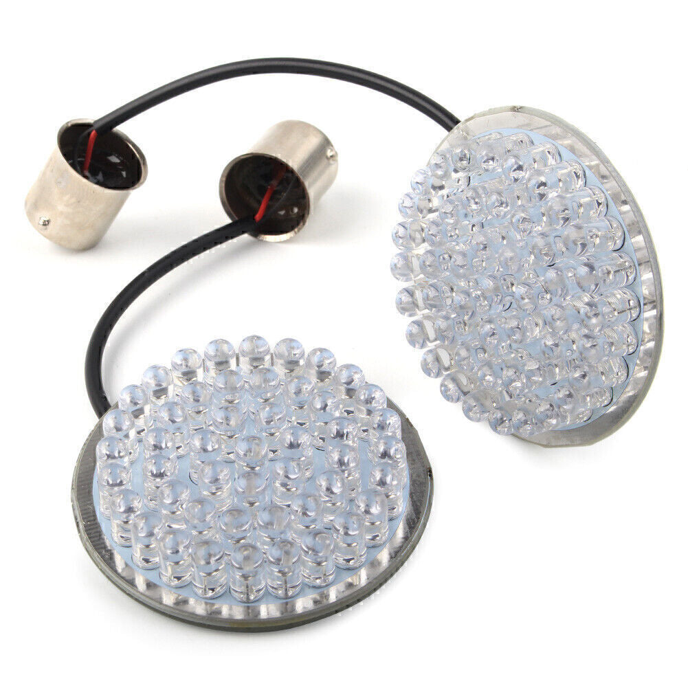 Yellow LED Rear Turn Signal Light Blinker for Harley Softail Touring Sportster