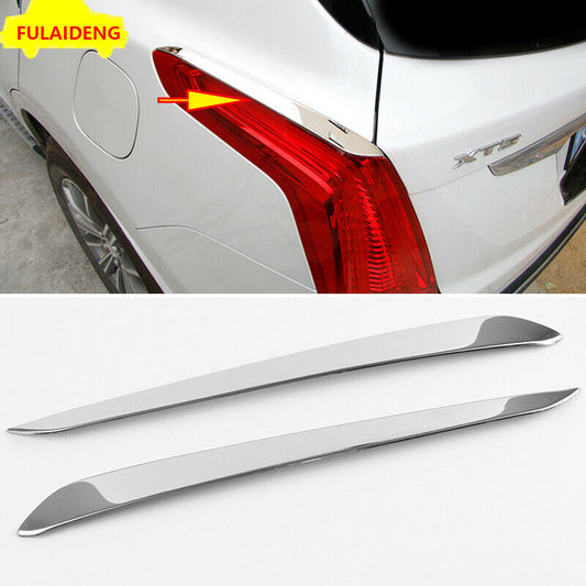 for Cadillac XT5 2016-2021 Stainless Chrome Taillight Strip Eyebrow Cover Trim