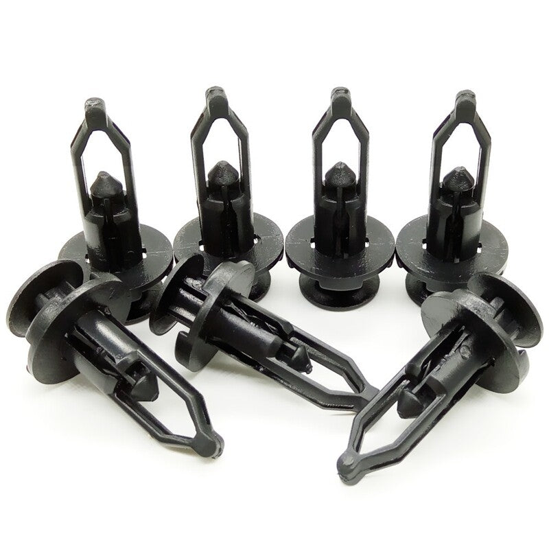 25pcs Push-Type Automotive Clips Rivet Retainer Fender Bumper Fasteners Clips