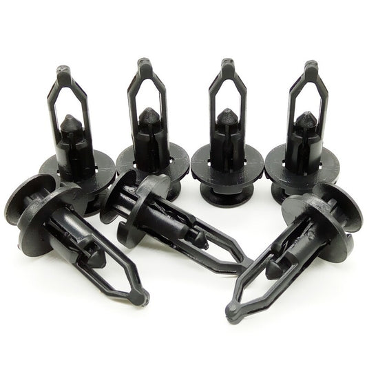 25pcs Push-Type Automotive Clips Rivet Retainer Fender Bumper Fasteners Clips