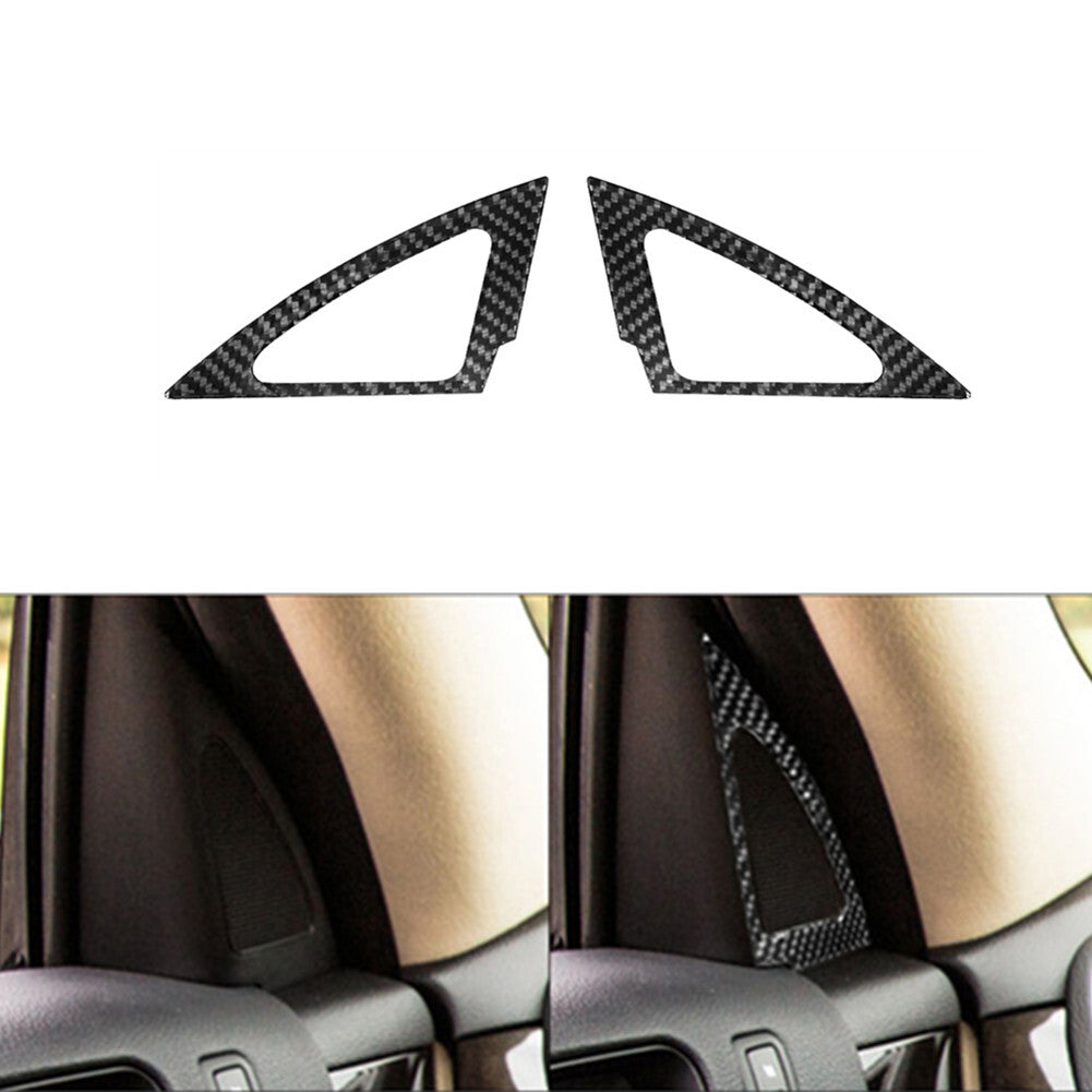 2Pcs Carbon Fiber Dim Light Control Cover Trim For Sonic 2012-2016 v