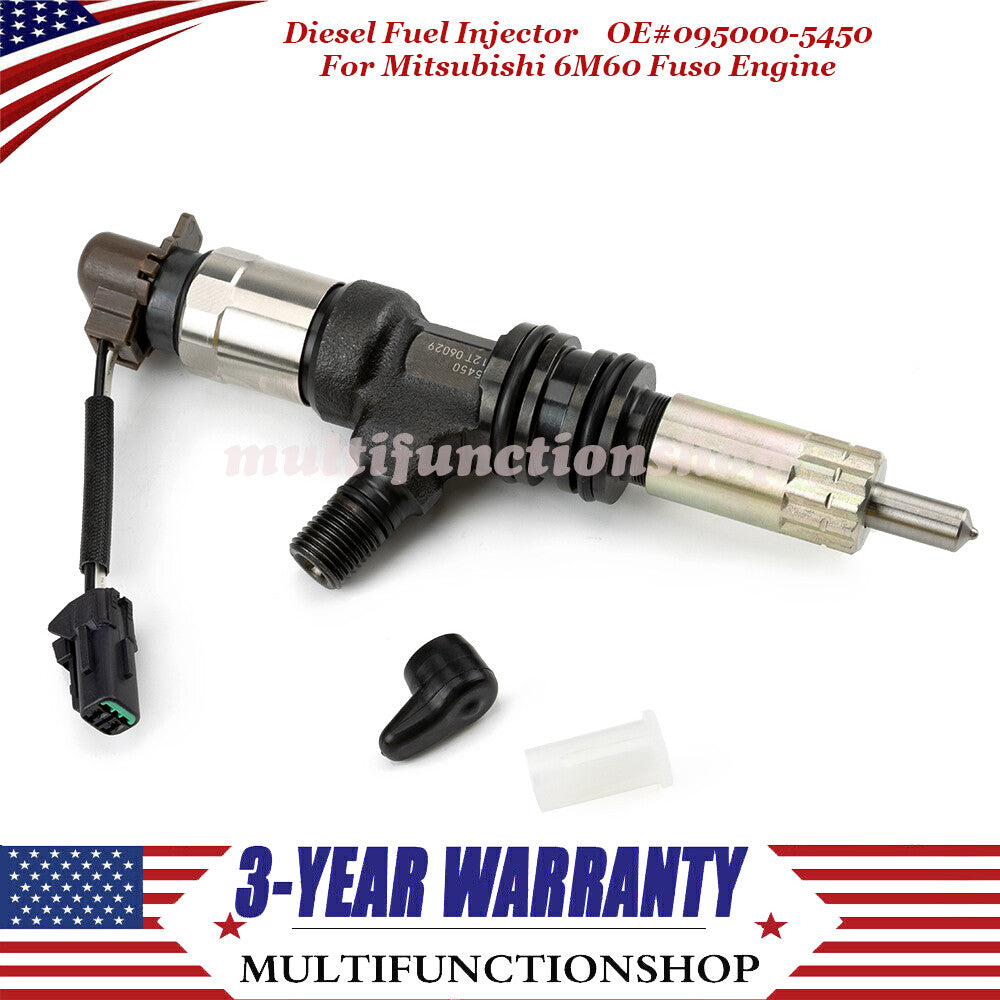 095000-5450 ME302143 Diesel Fuel Injector for Mitsubishi 6M60 Fuso Engine NEW