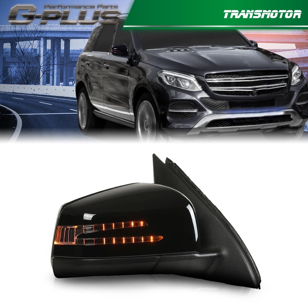 Black Right Passenger Side Mirror Fits for Mercedes GLE350 ML350 W166 2016-2019- v