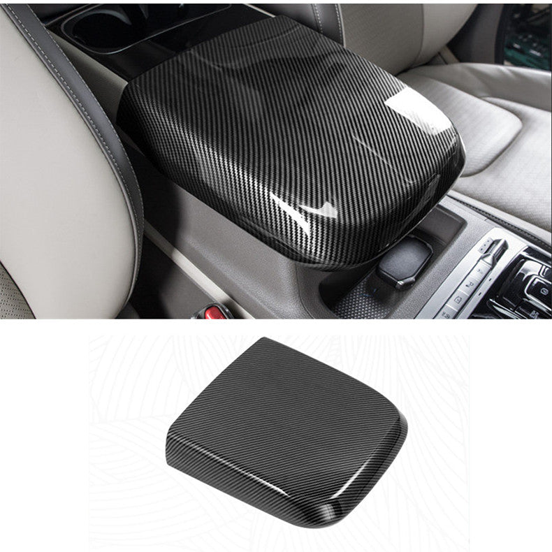 for Kia Carnival 2022-2023 Carbon Fiber Center Console Armrest Storage Box Cover