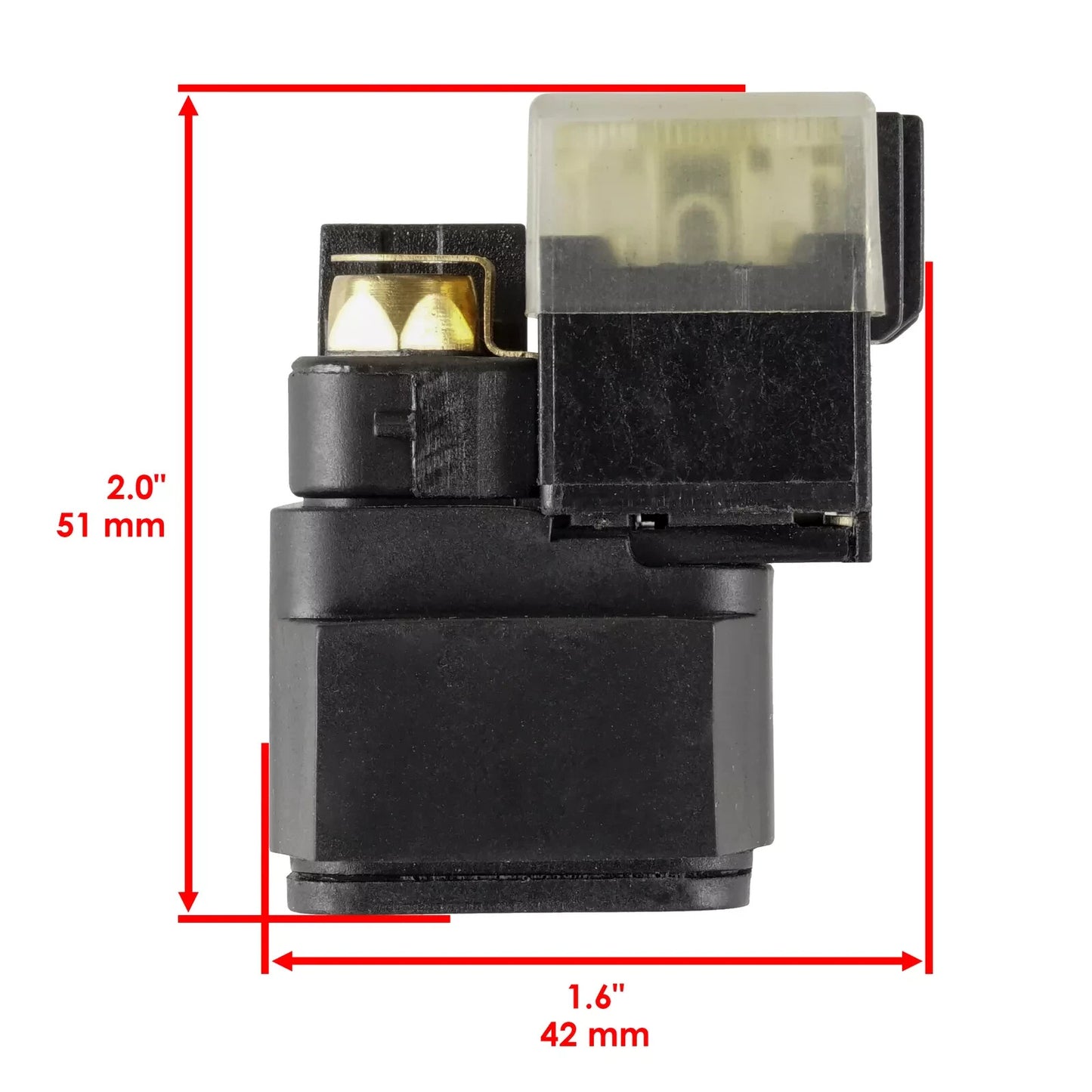 Starter Relay Solenoid fits for Yamaha 18P-81940-00-00 Starter Relay Solenoid Q