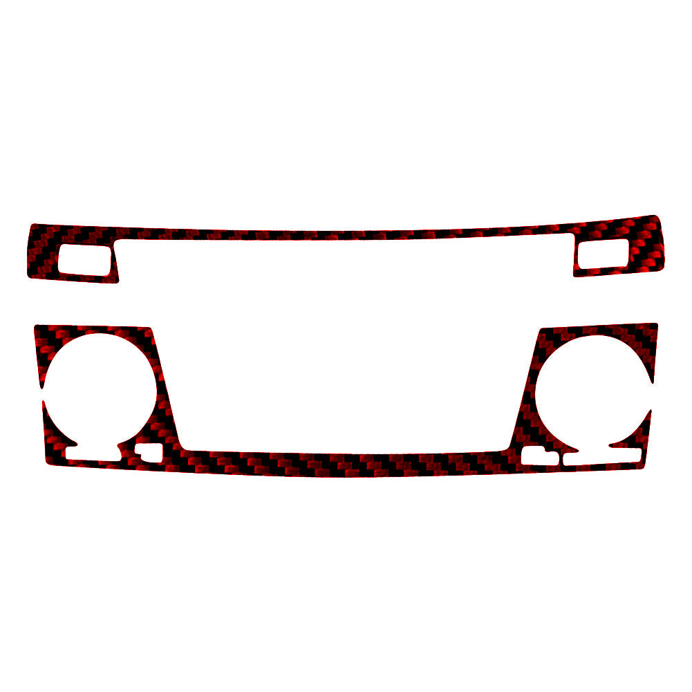 Red Carbon Fiber Driver Door Lift Control Cover Trim For Matrix 2009-2014 v