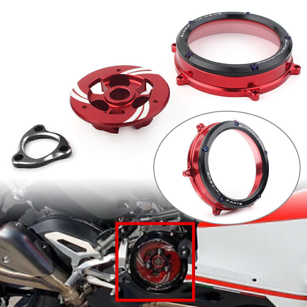 Clear Clutch Cover Protector Guard Fit for Ducati Panigale 1199 1299 959 RS 12-20 13