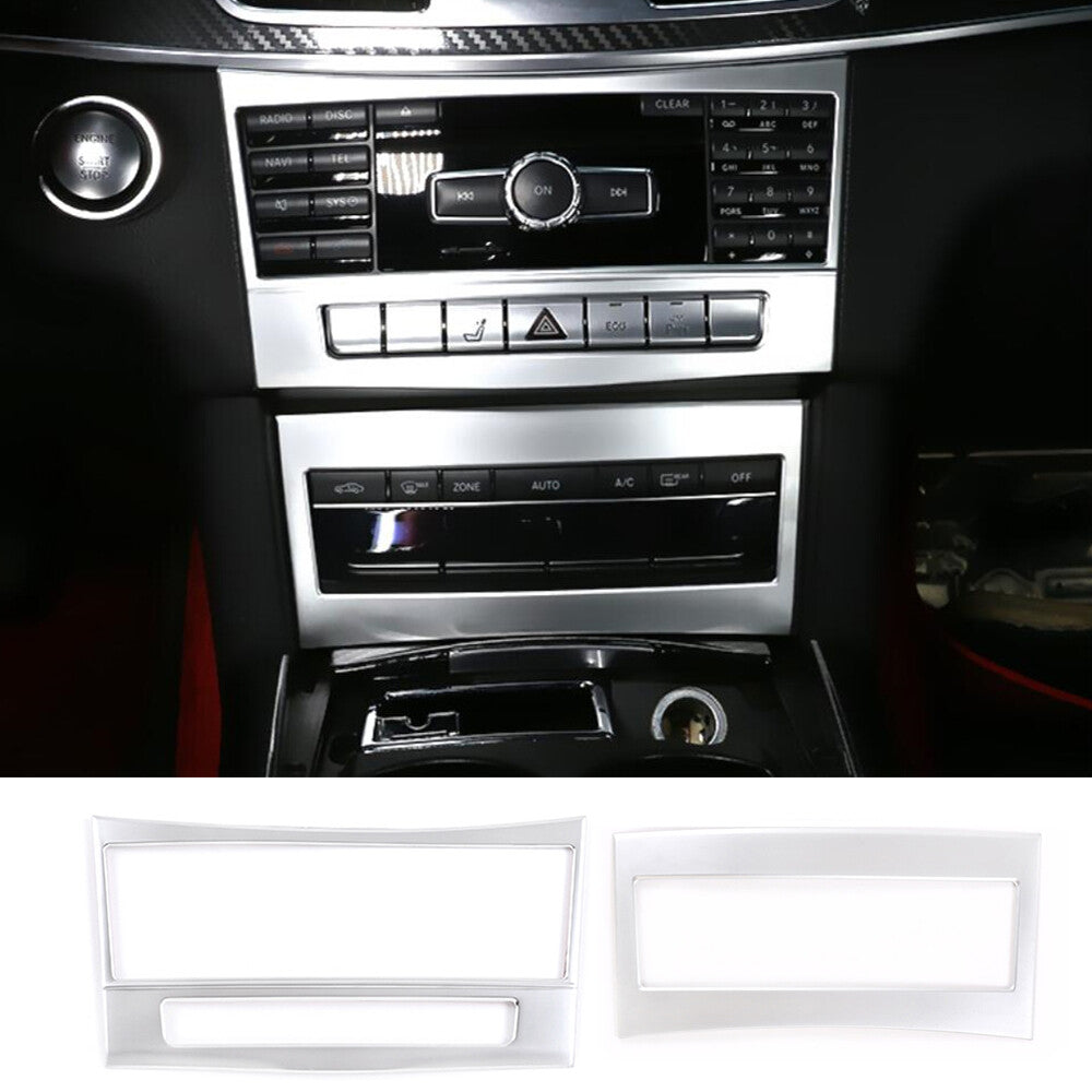 2¡Á ABS Central Control CD AC Switch Cover for Mercedes-Benz E Class W212 2014-15