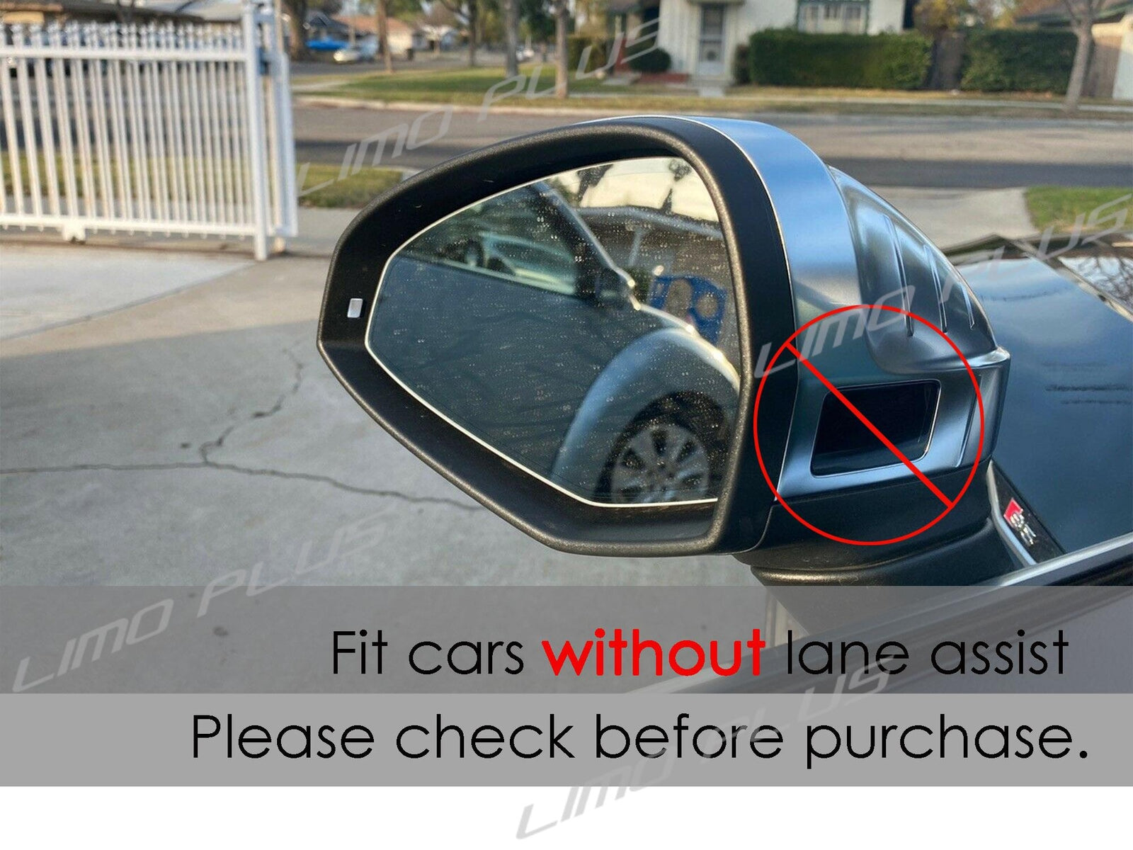 for Audi B9 A4 S4 A5 S5 RS5 2017-2024 Carbon Fiber Mirror Cover with Auxiliary v