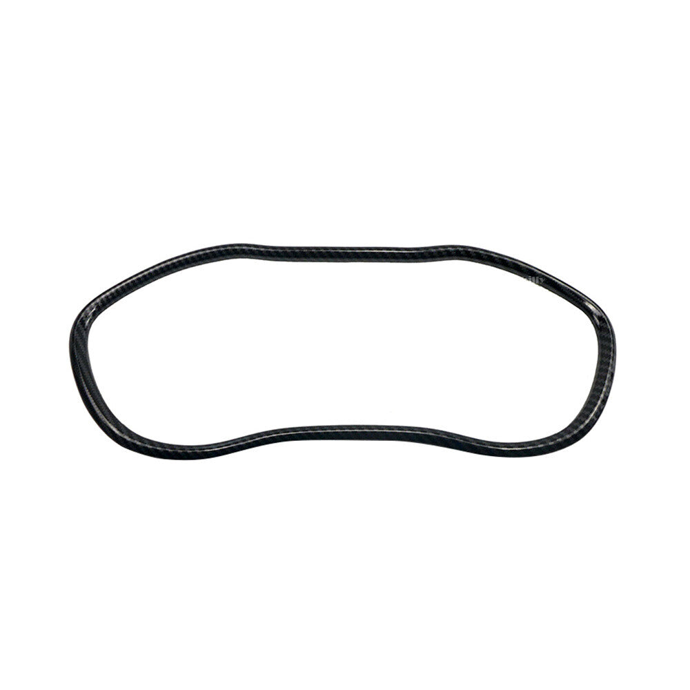 Dashboard Instrument Meter Frame Cover Trim Carbon Fiber for Dodge for Challenger