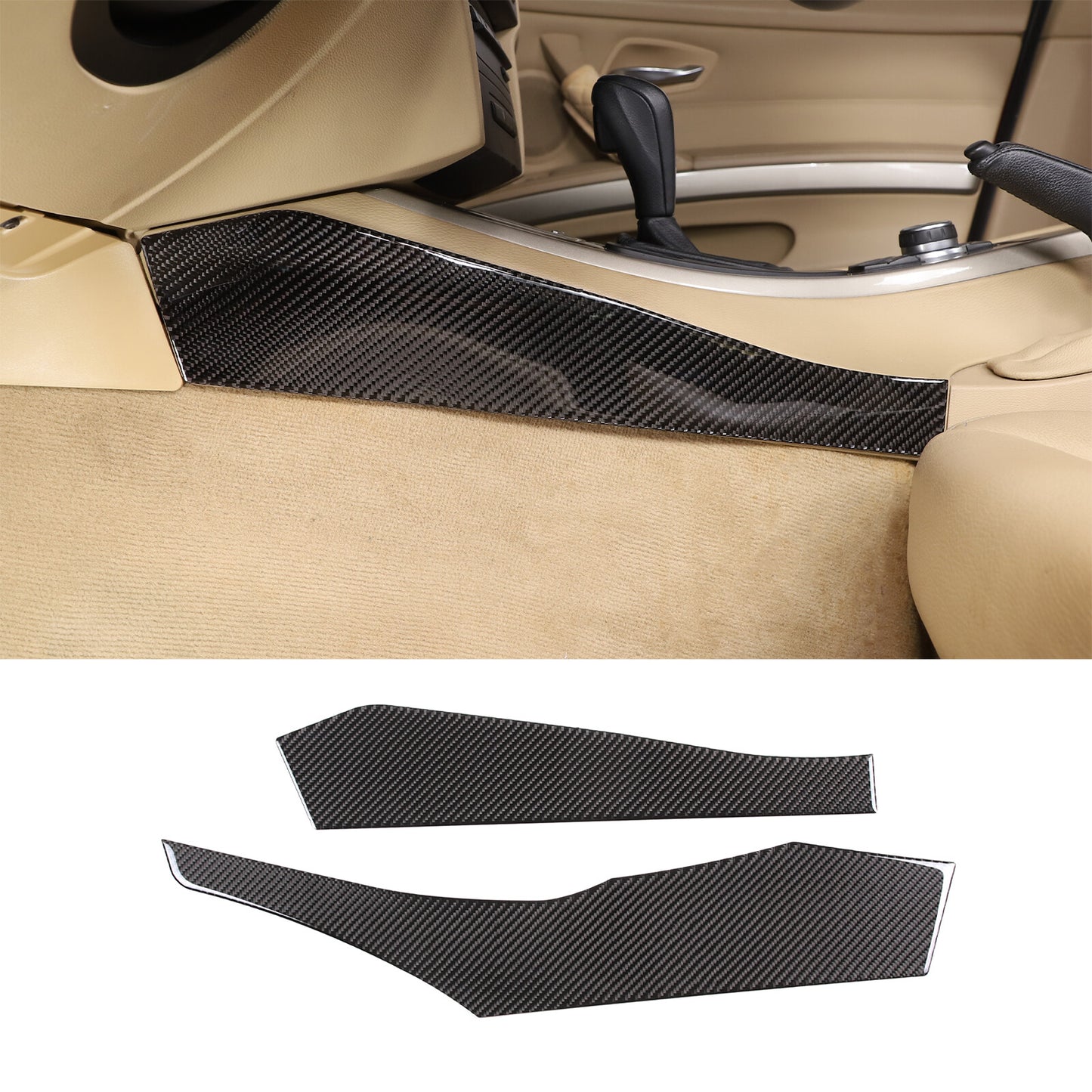 ABS carbon fiber fuel tank cap sticker decorative cover suitable for Maverick 2022-2023- v