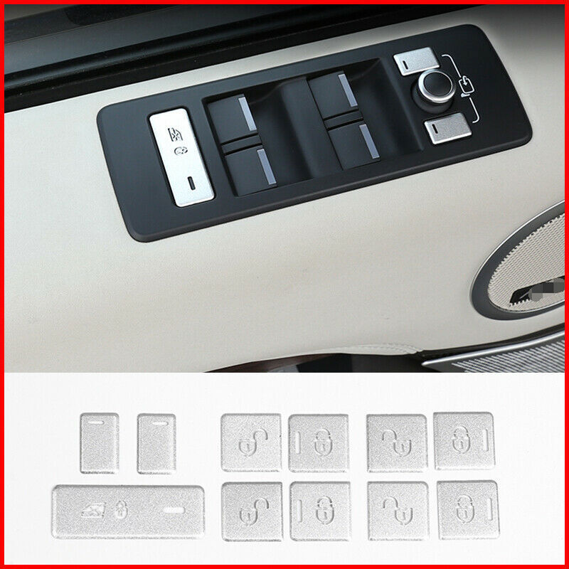 11P for Rover Range Sport 2014-2017 Window Lift Panel Switch Button Sticker Trim