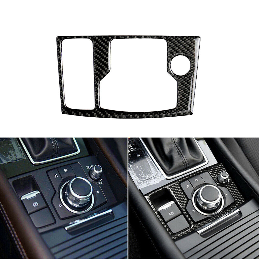 Car Interior Multimedia Button Cover Trim For 2014-2016 for Mazda 3 Axela