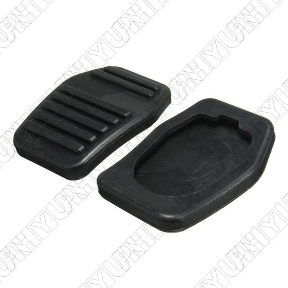 2x Rubber Brake Clutch Foot Pedal Pad for Ford Fiesta MK5 Classic Ikon 2002-2008 Q