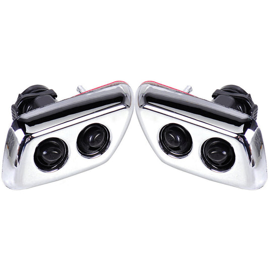 Pair Fit for Chrysler 300C Head Light Washer Wiper Spray Nozzle Jet DA805833AA