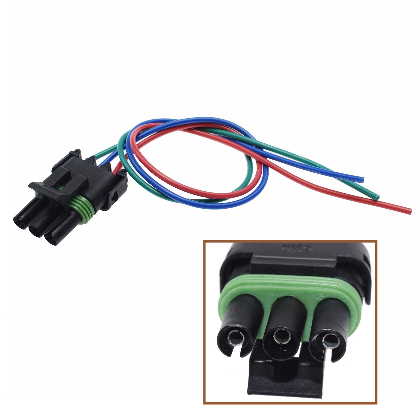 3-channel connector harness for TPI/TBI GM map pressure sensor - n