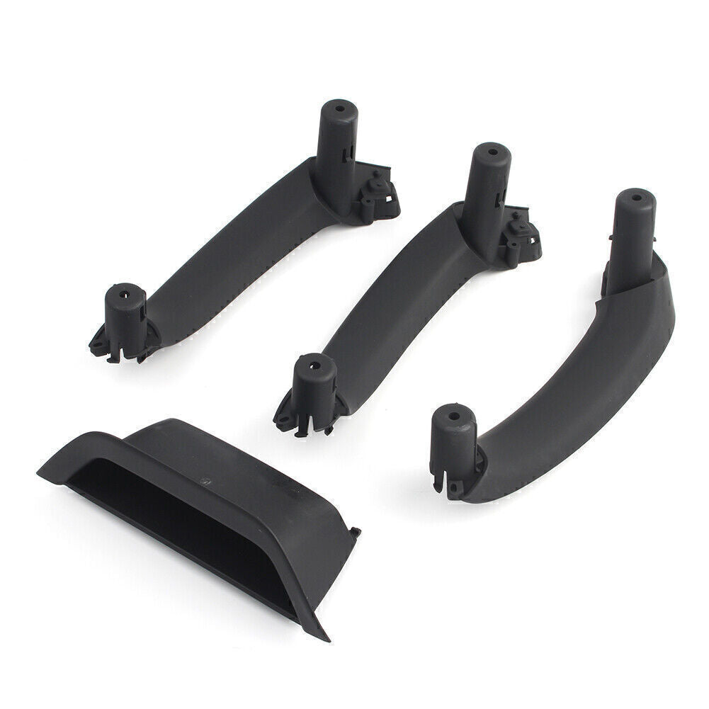 Front Left Interior Inner Handle Pull Trim Fits for BMW X3 F25 X4 Black 4PCS