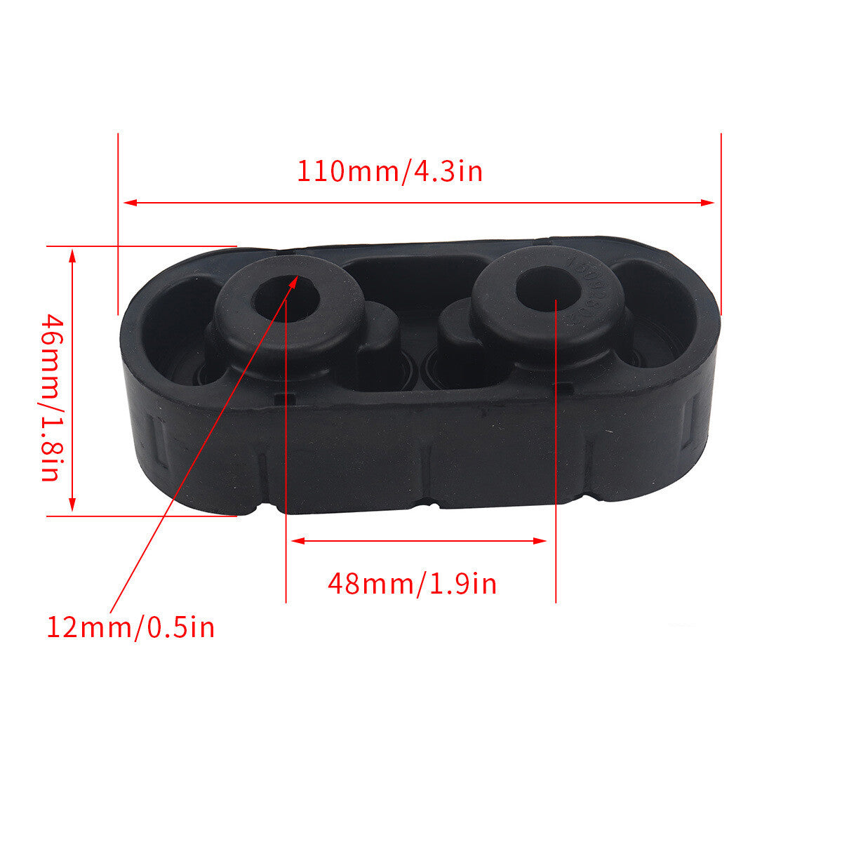 15092802 Exhaust pipe muffler mount insulator suitable for GMC for Cadillac - n