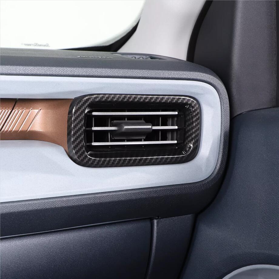 Car Side Air Vent Outlet Cover Trim For Maverick 22-2024 Accessories Carbon v