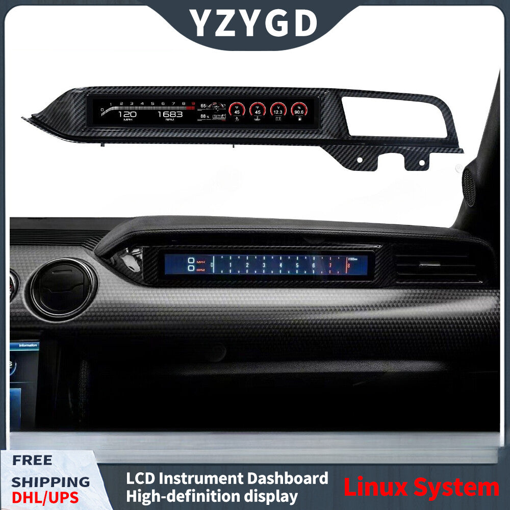 Co-pilot LCD Digital Cluster Speedometer Instrument for Ford for Mustang 2015-2023 Q