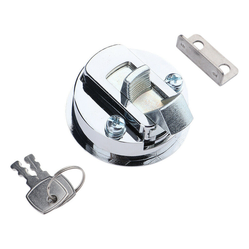 Locking Stainless Steel Flush Pull Slam Latch Hatch LiftKeys For RV Boat Marine