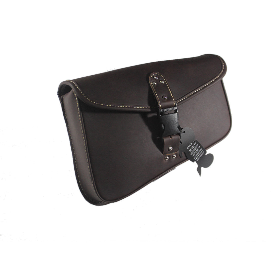 Vintage PU Leather Right side Saddlebag Saddle Bag for Harley Sportster XL883 Q