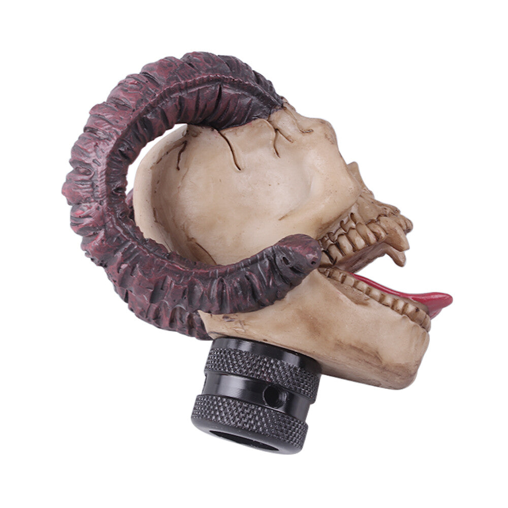Skull Head Car Gear Shift Knobs Resin Gear Manual Transmission Shifter Lever