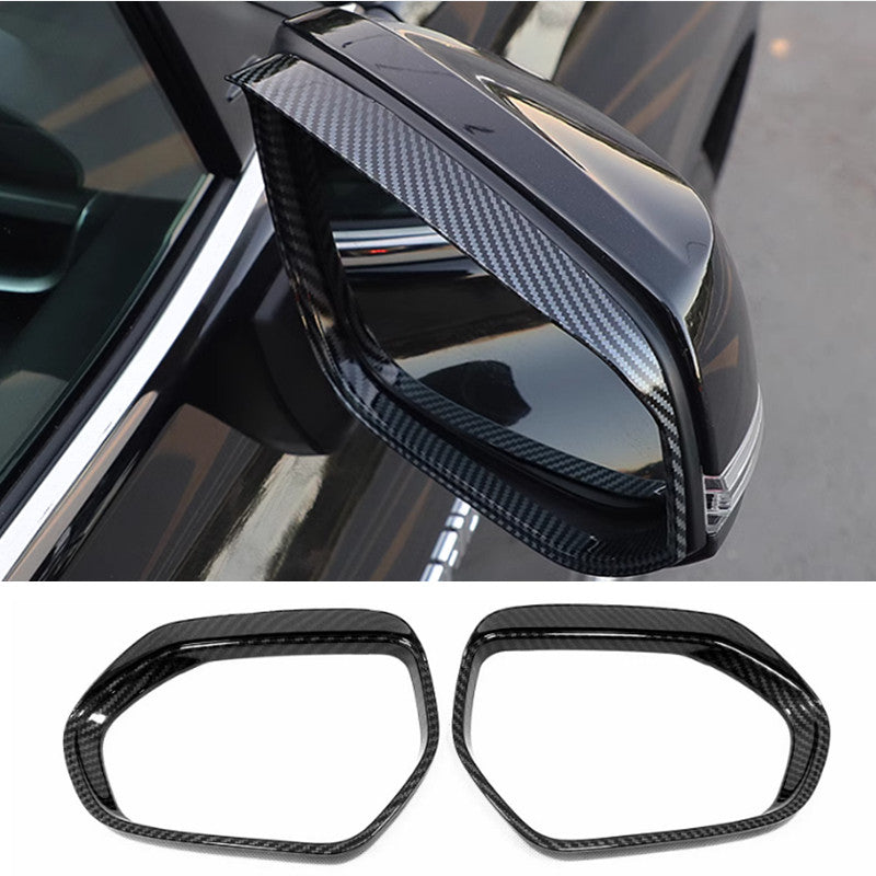 For Altima 2019-2024 Carbon Fiber Rearview Mirror Rain Eyebrow v