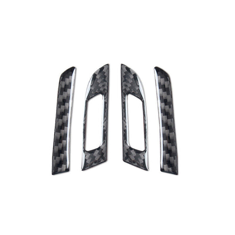Air Outlet Vent Trim for BMW 3 4 Series GT 13-2019 Console LR Real Carbon Fiber
