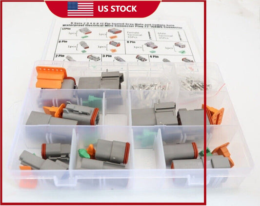 Car Automotive Male/Female Electrical Wire Cable Connectors Plug Kits Waterproof n