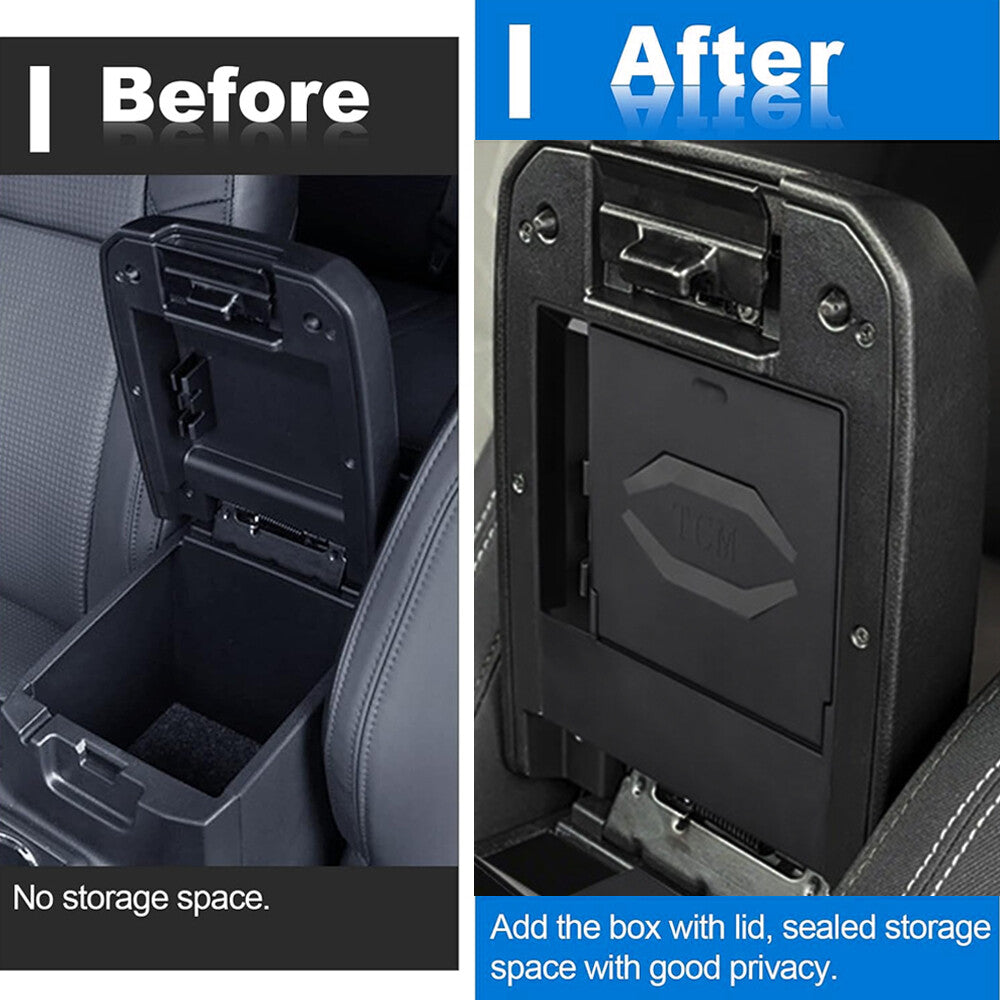 Hidden storage box accessory for the cab armrest of 2016-2023 Tacoma 3rd generation - n