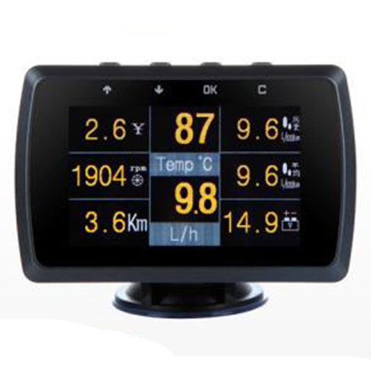 Car OBD OBD2 Gauge HUD Consumption Water Temperature Digital Display Accessories