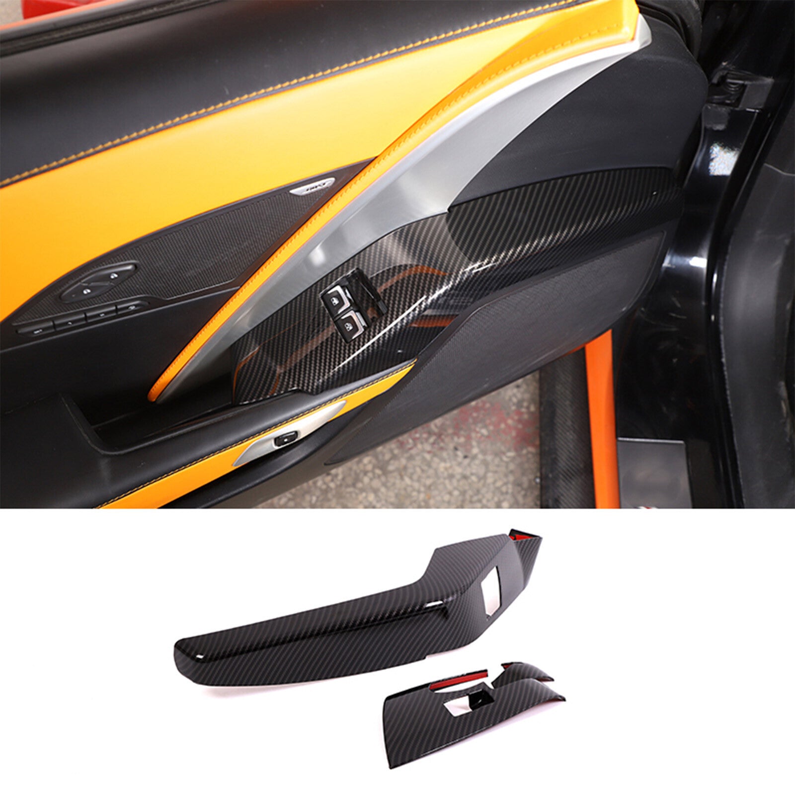 Silver interior steel steering wheel button cover trim for Jaguar XF 2012-2015