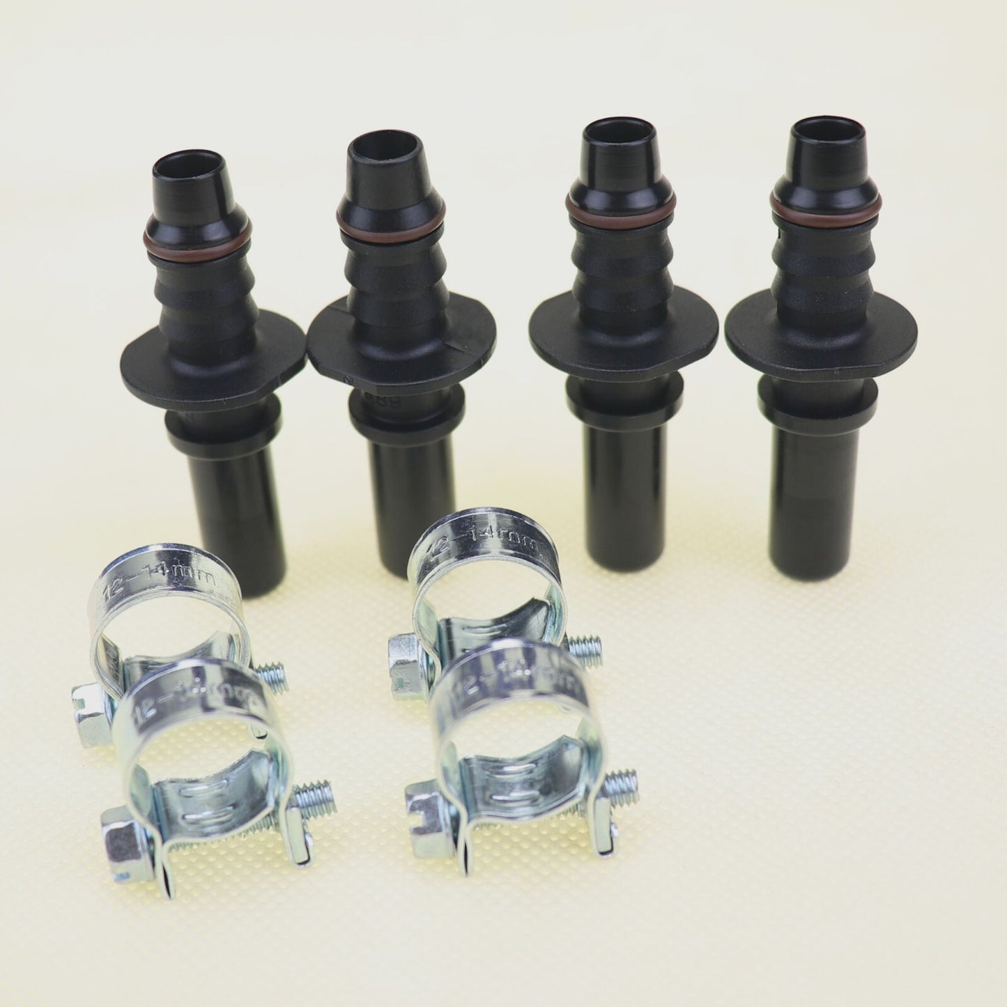 4pcs 9.89mm ID8 Car Fuel Line Hose Pipe Quick Release Male Connect Connector
