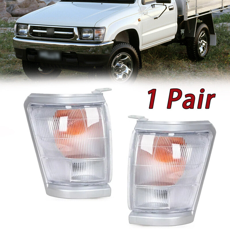 1 Pair Wide Corner Light Turn Ssignal Light Side for Toyota Hilux 1997-2001