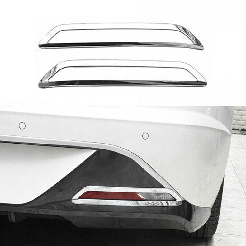 for Hyundai Sonata 2020-2023 Chrome Rear bumper Fog Light Frame cover decor Trim