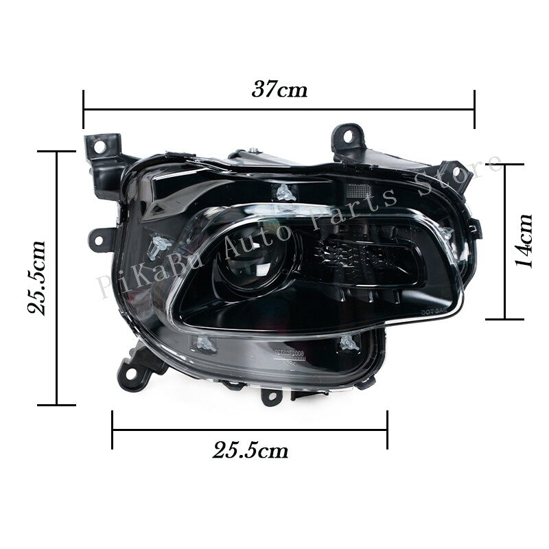 Right Headlight Headlamp Halogen Front Fog Light for Jeep Cherokee 2014-2018