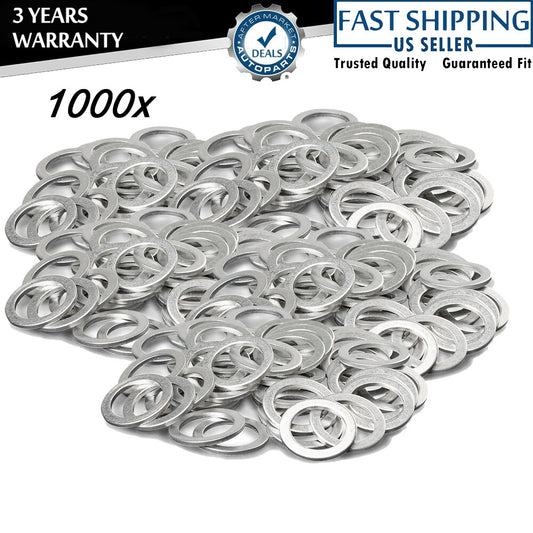 Set of 1000 for Mazda Aluminum Oil Drain Plug Gaskets M14 9956-41-400 995641400 Q