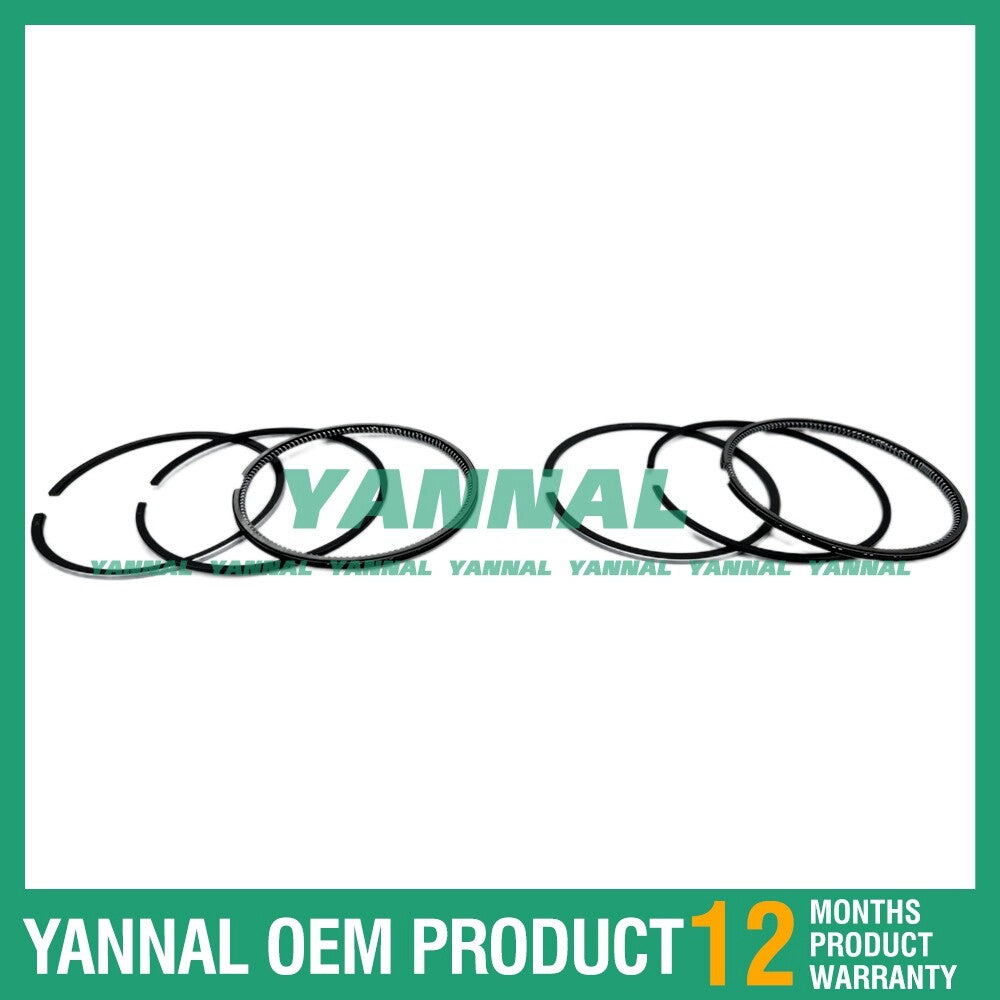 2 new Z750 Piston Ring Kits (STD) for Kubota Excavator Diesel Engines