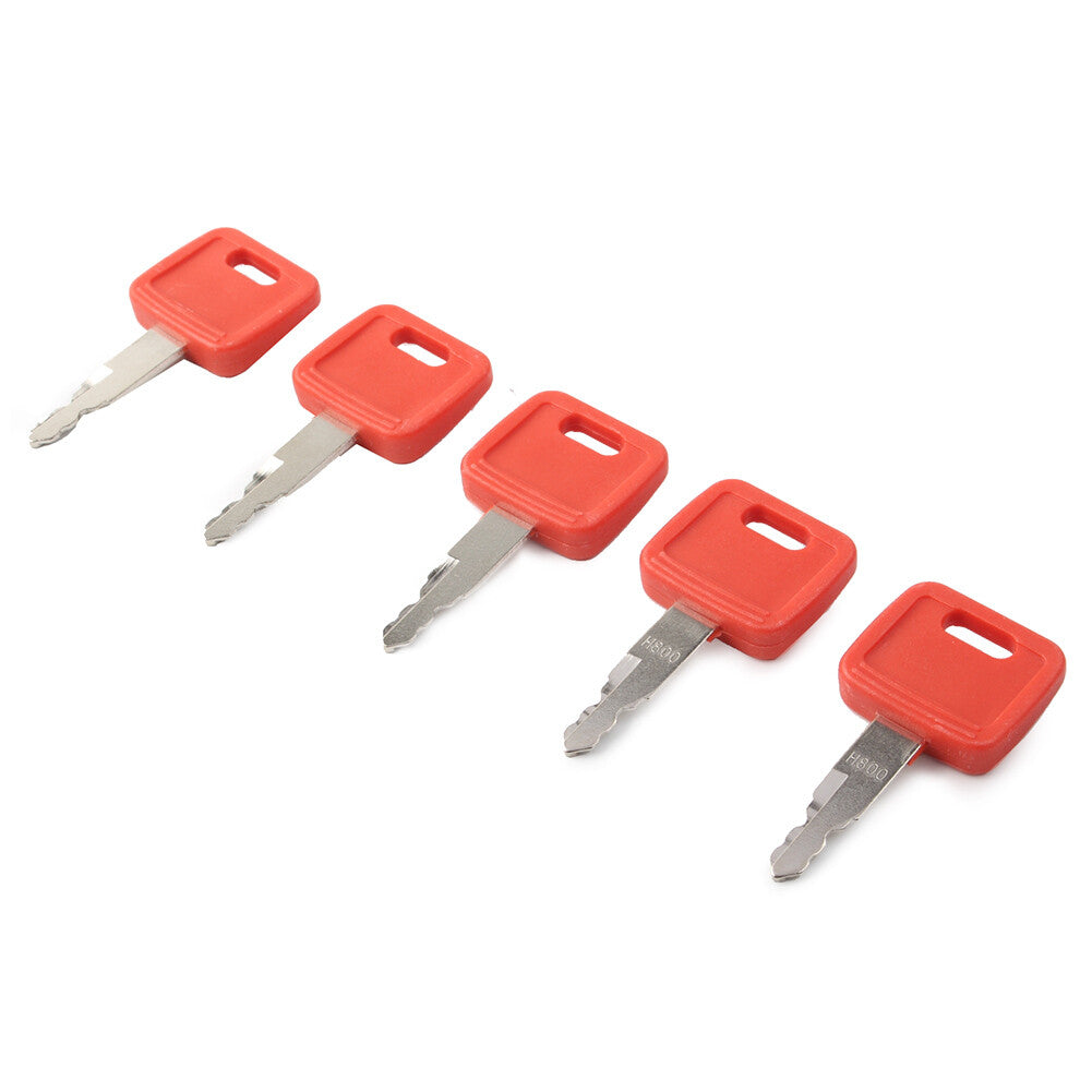 Ignition Keys w/Key Ring fit Excavator AT194969 AT147803 H800 5pcs