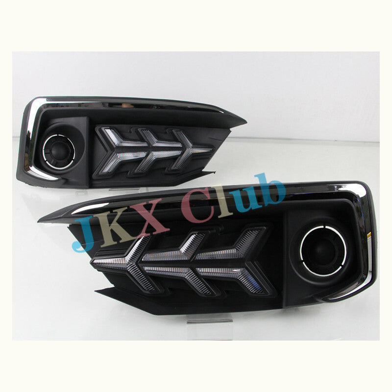 NEW LED DRL Daytime Running Lights Turn Signal Fog Lamps for Honda for Civic 19-21